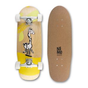 nemo_boards_kork_softgrip_kinderskateboard_giraffe